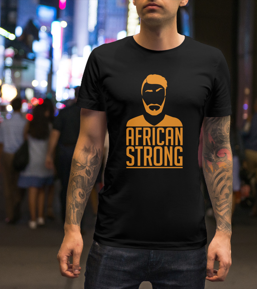 Afrocentric Bold Orange T-Shirt