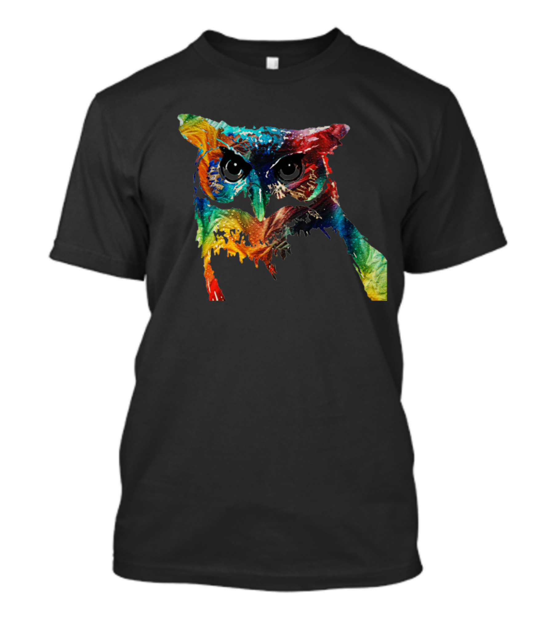 Colorful Psychedelic Amazing Owl T-Shirt