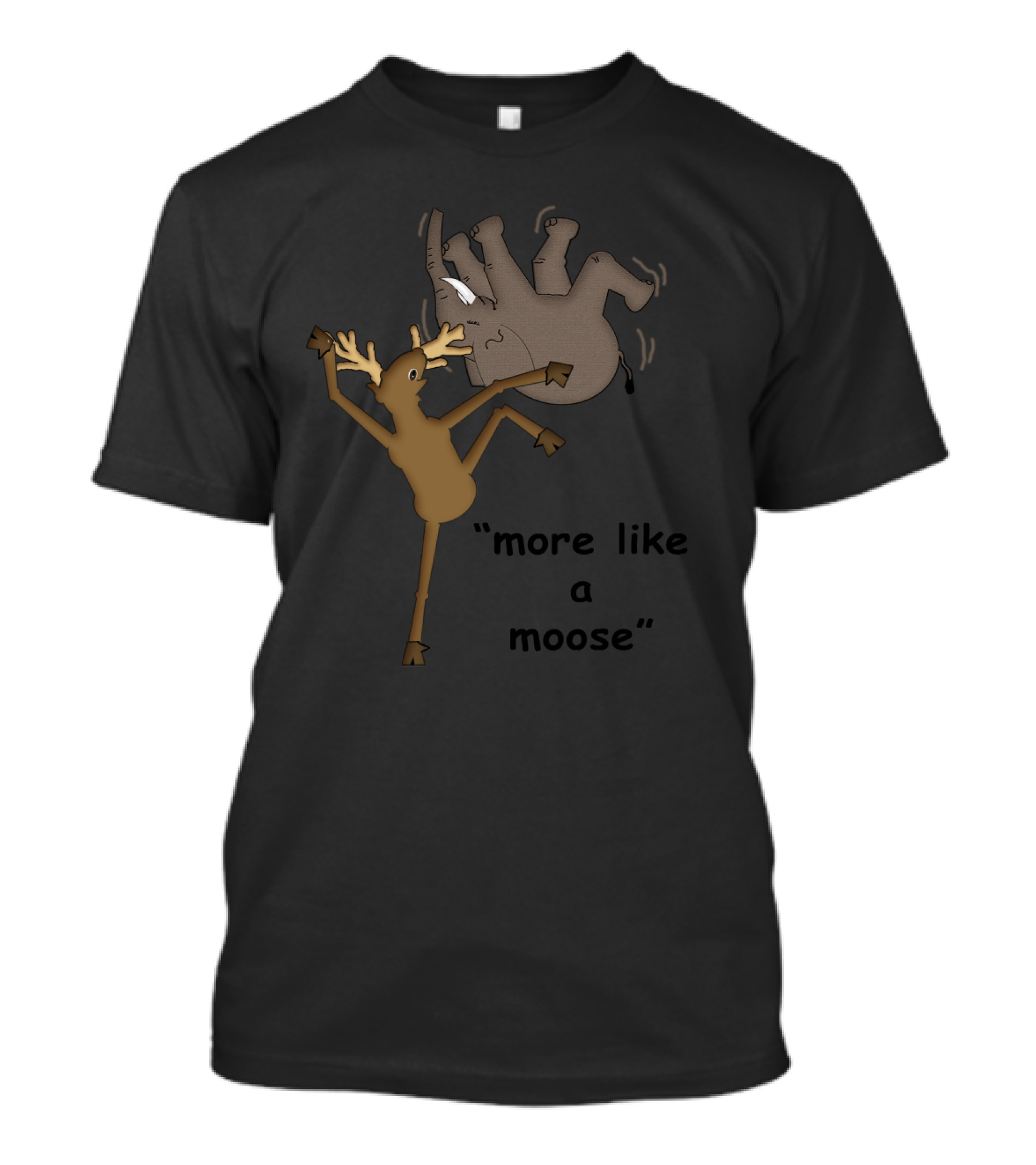 Canada Is Not A Mouse More Like A Moose With Boxing Moose And Elephant T-Shirt