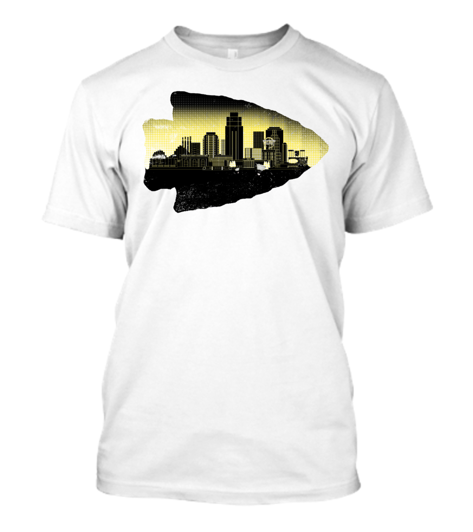 Kansas City Skyline Arrowhead T-Shirt