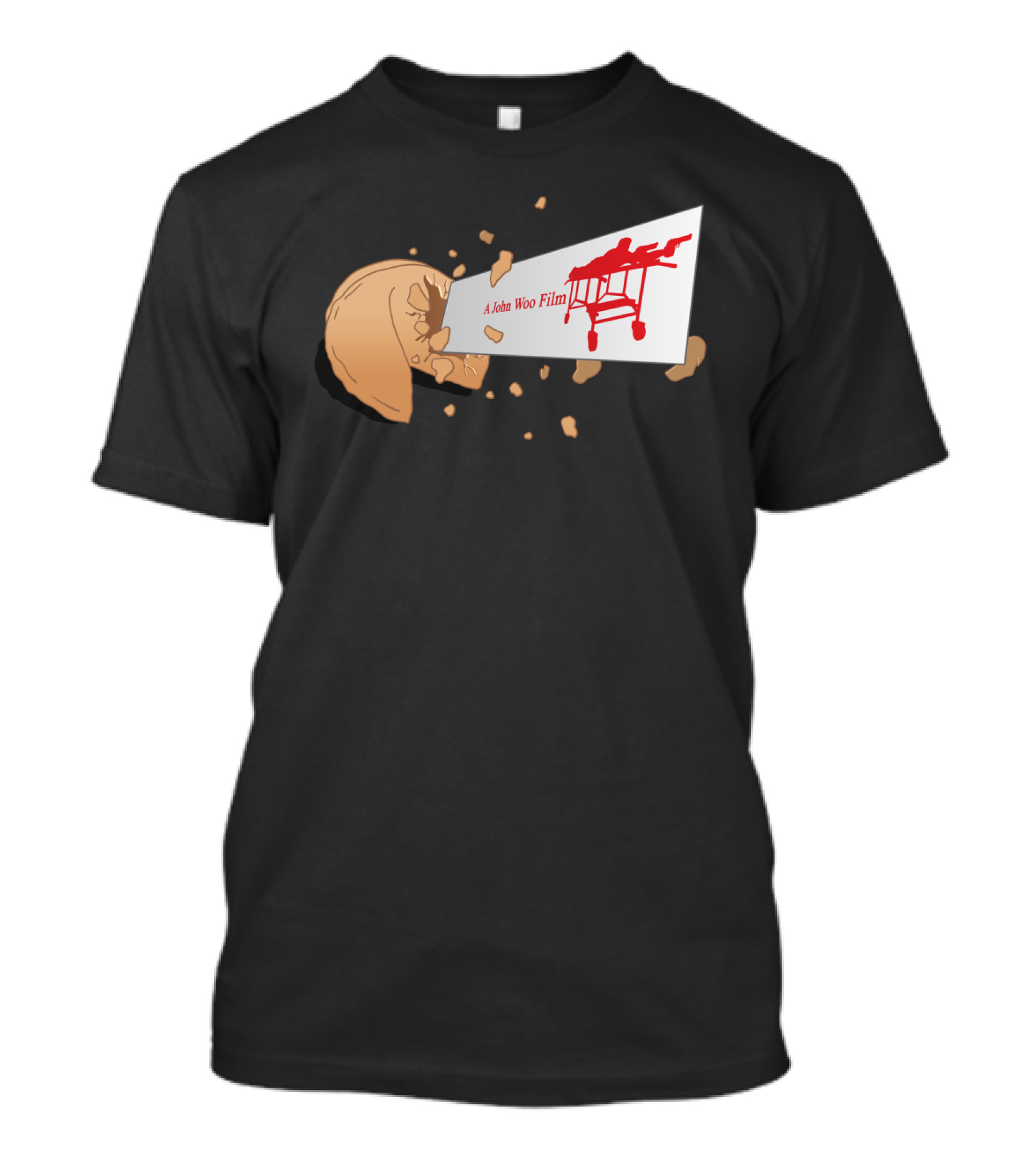 A John Woo Film Hard Boiled Cookie Fortune Card T-Shirt