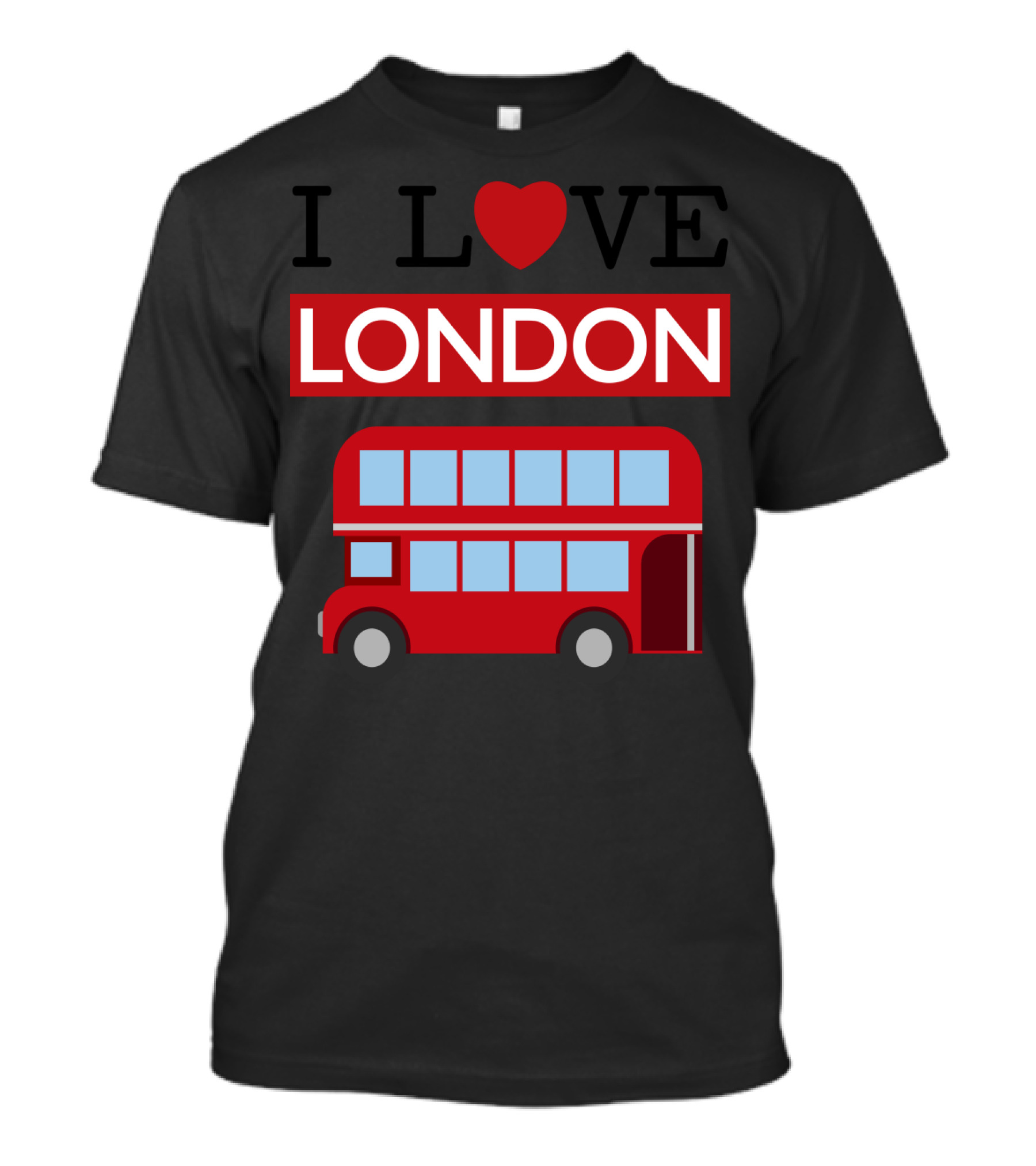 I Love London Double Decker Bus T-Shirt