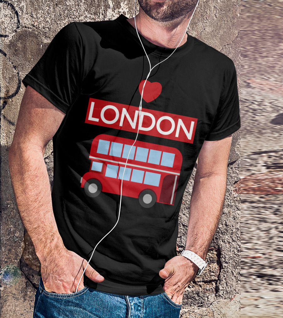 I Love London Double Decker Bus T-Shirt