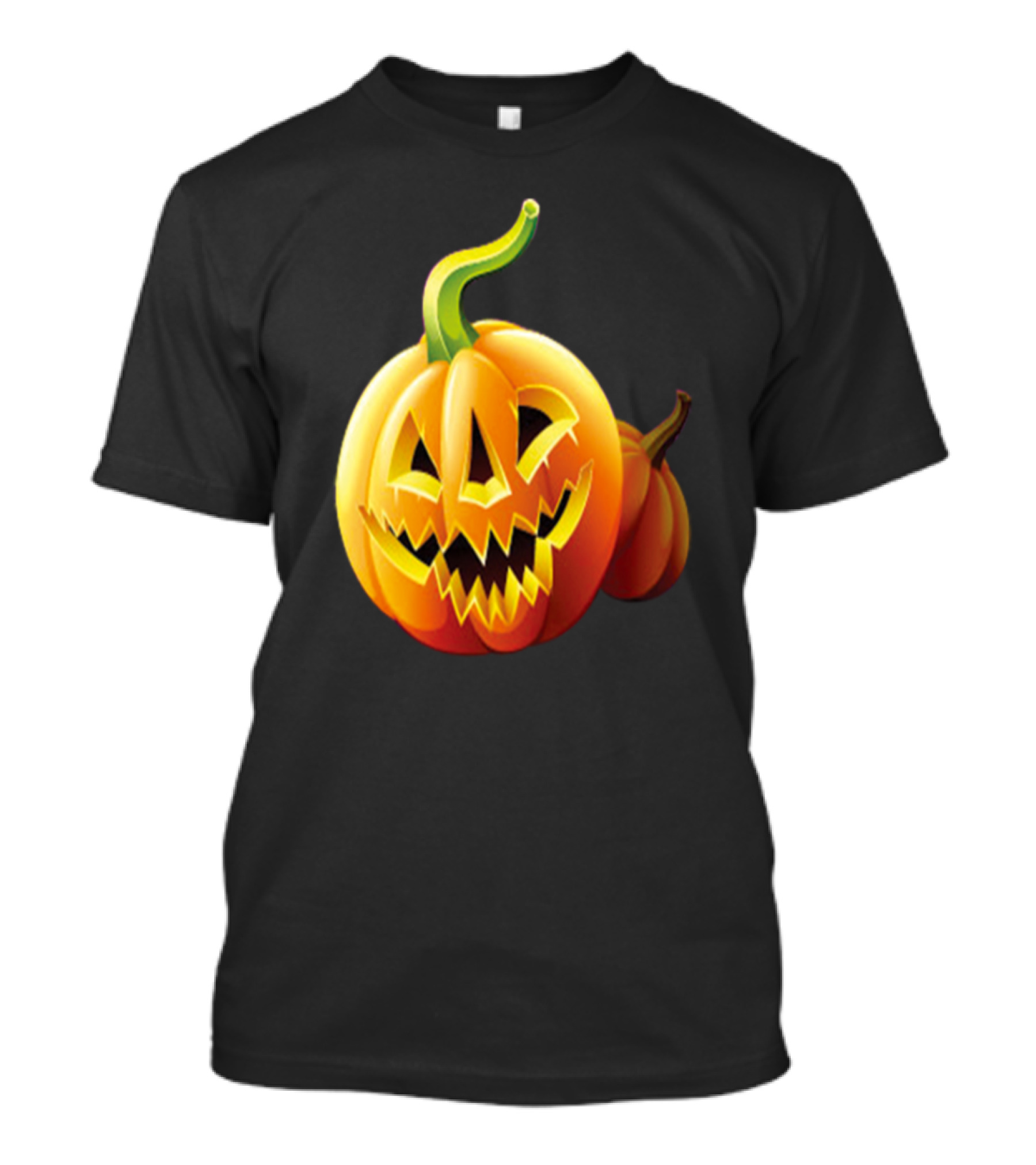 Happy Halloween Jack-O'-Lantern Pumpkin With Grinning Face T-Shirt