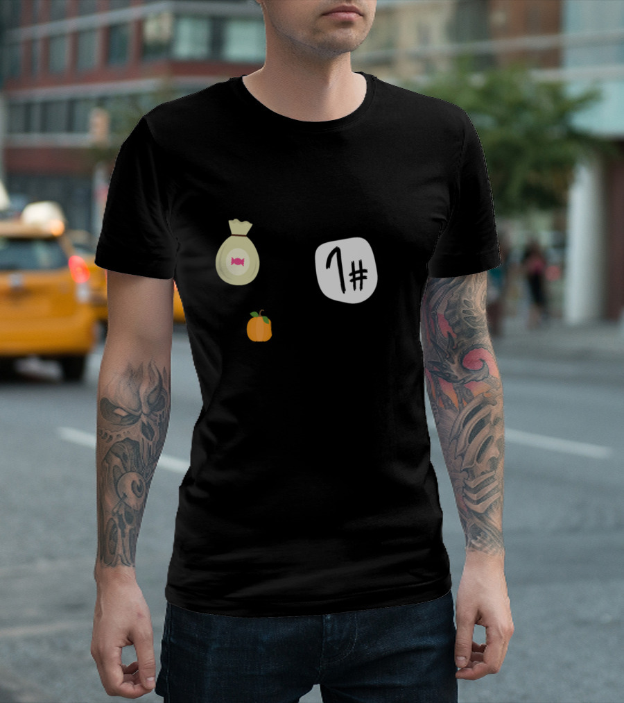 My First Halloween Number One Pumpkin Candy T-Shirt