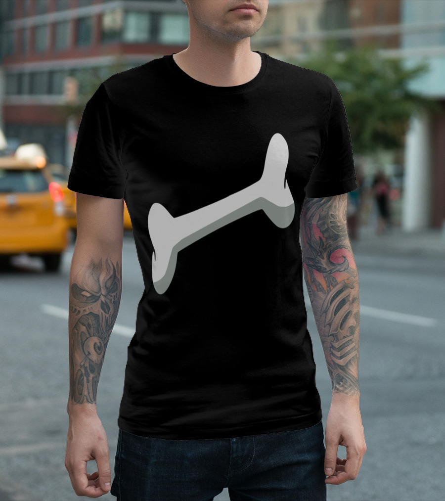 Dog Bone Cartoon T-Shirt