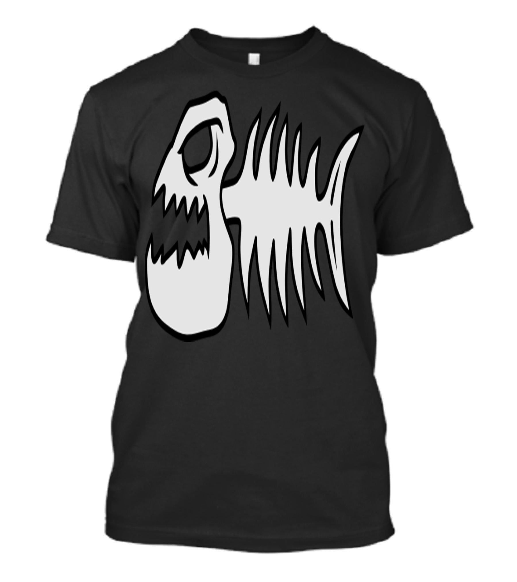 Fish Bone Monster Skeleton Grimace T-Shirt