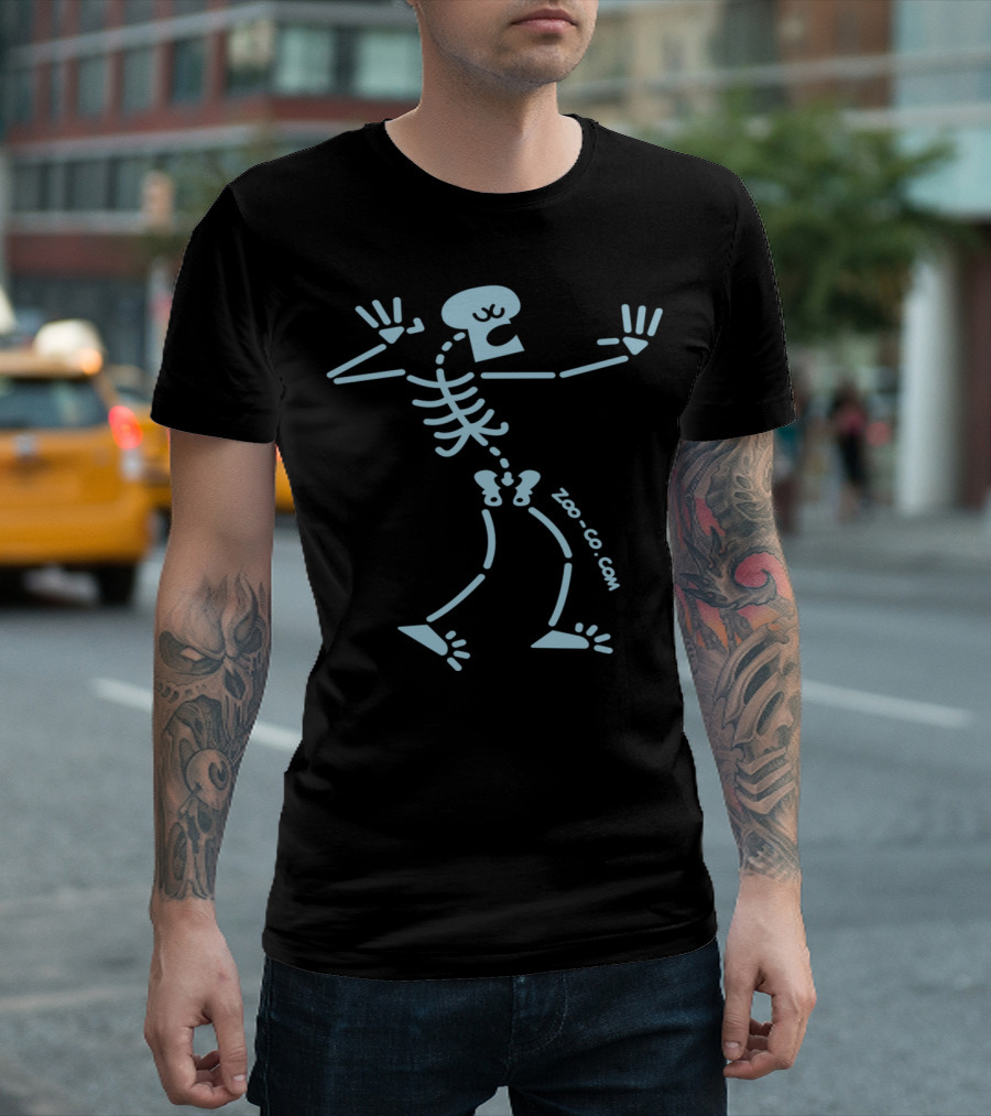 Singing Skeleton Zoo-Co.com Fun Skeleton Dance T-Shirt