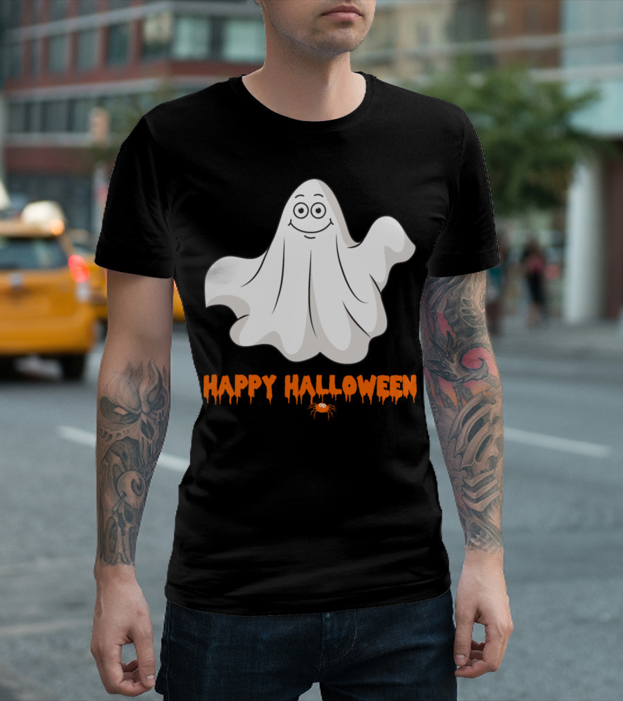 Happy Halloween Ghost Monster Zombie Horror T-Shirt