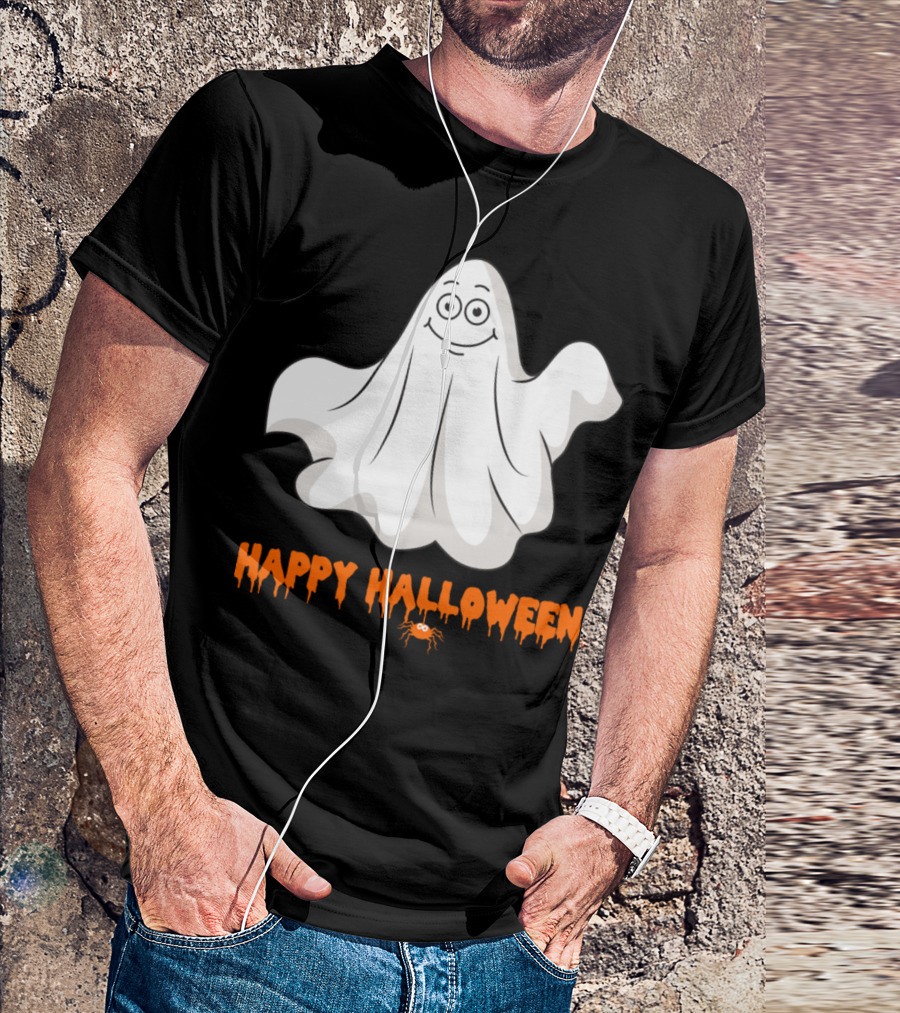 Happy Halloween Ghost Monster Zombie Horror T-Shirt