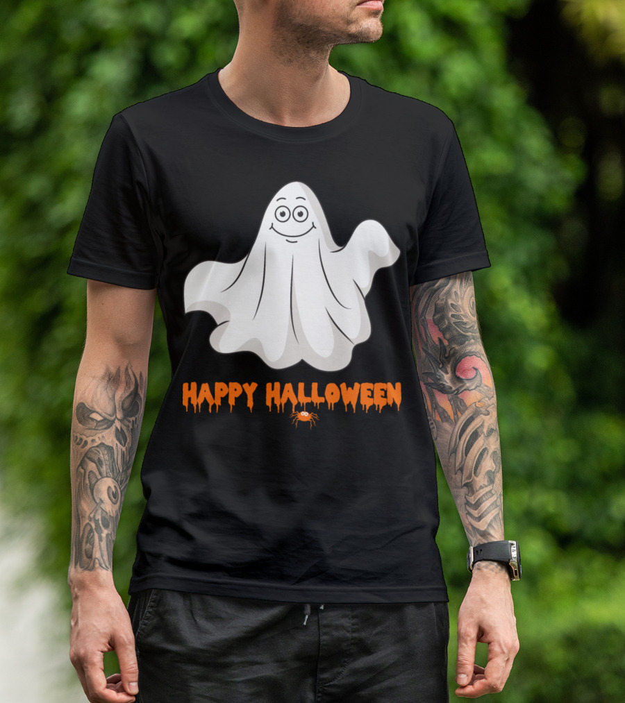 Happy Halloween Ghost Monster Zombie Horror T-Shirt