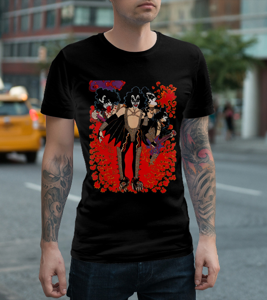 GS1 Solo Rock Musician Iconic Face Paint and Costume T-Shirt