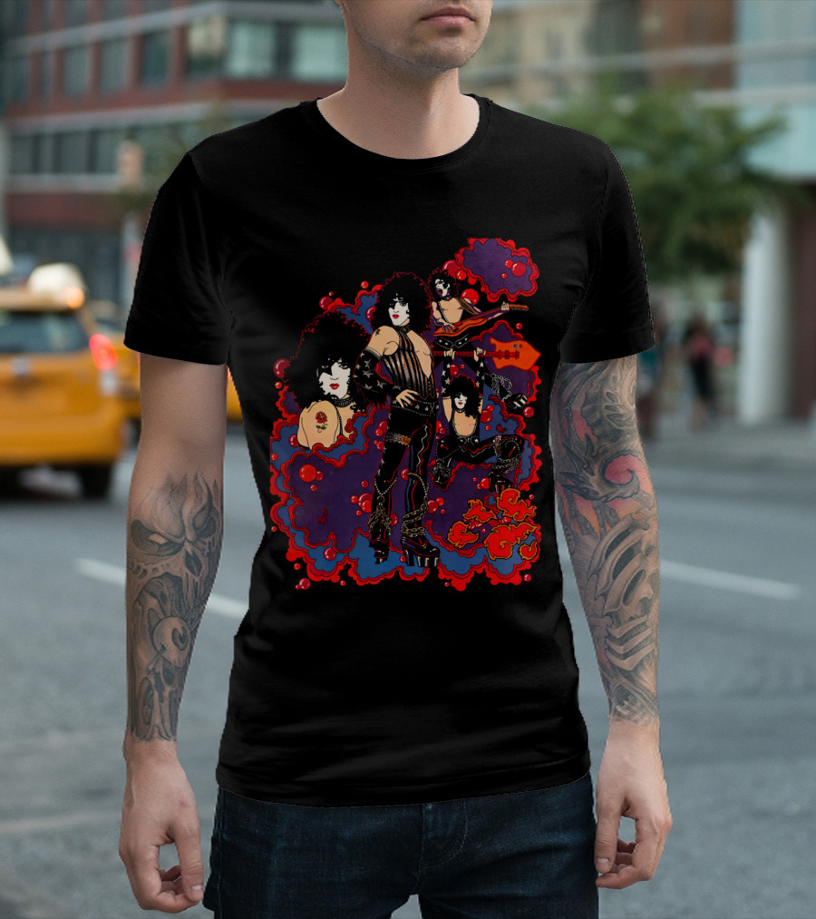 PS1 Solo Paul Stanley Kiss Retro Comic T-Shirt