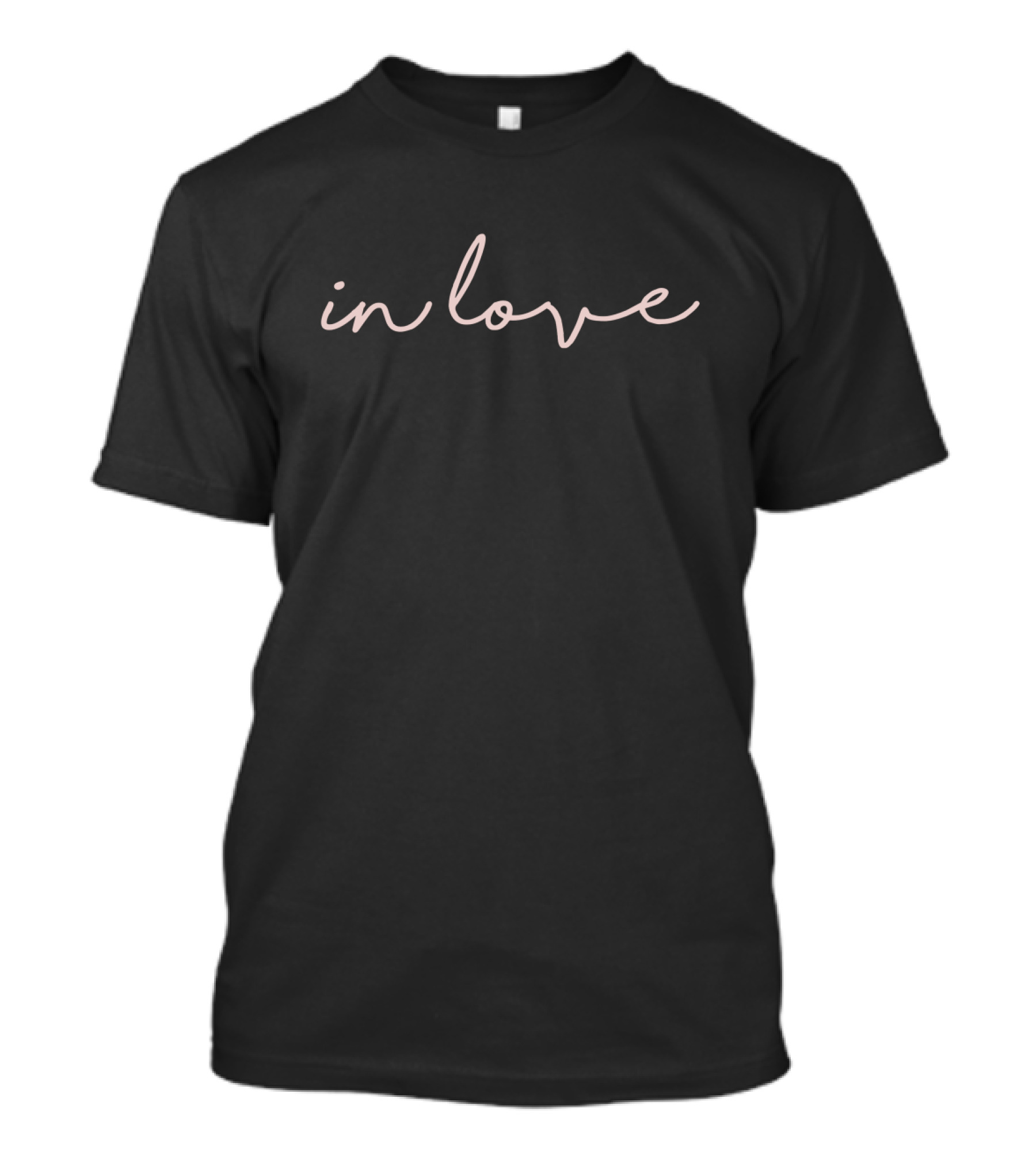 In Love Script Minimalist T-Shirt