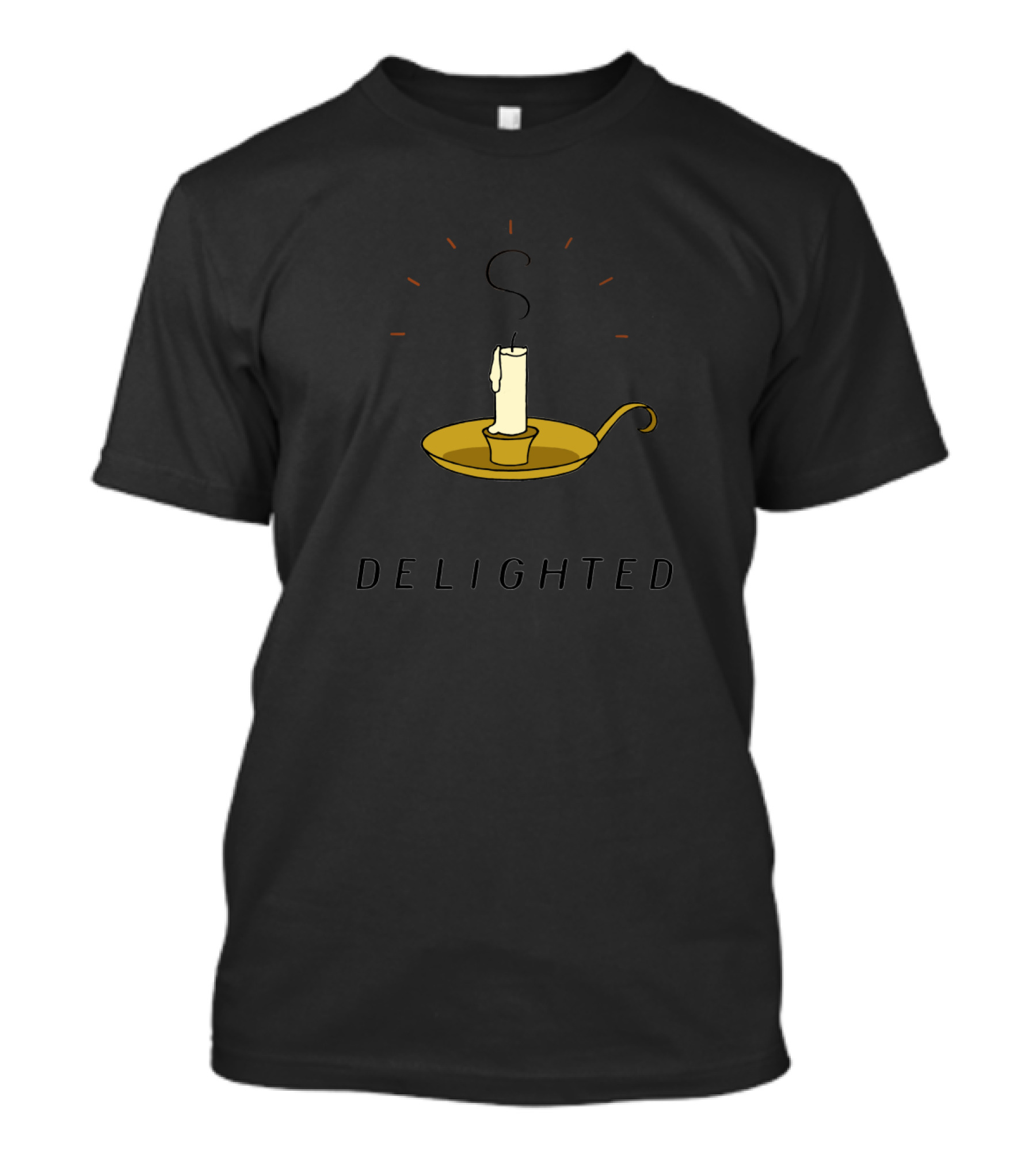 Delighted Extinguished Candle In Dish T-Shirt