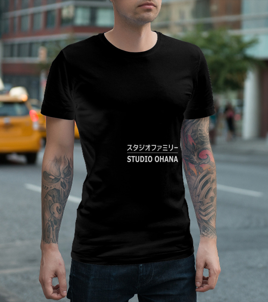 Studio Ohana Iconic Character Outline T-Shirt