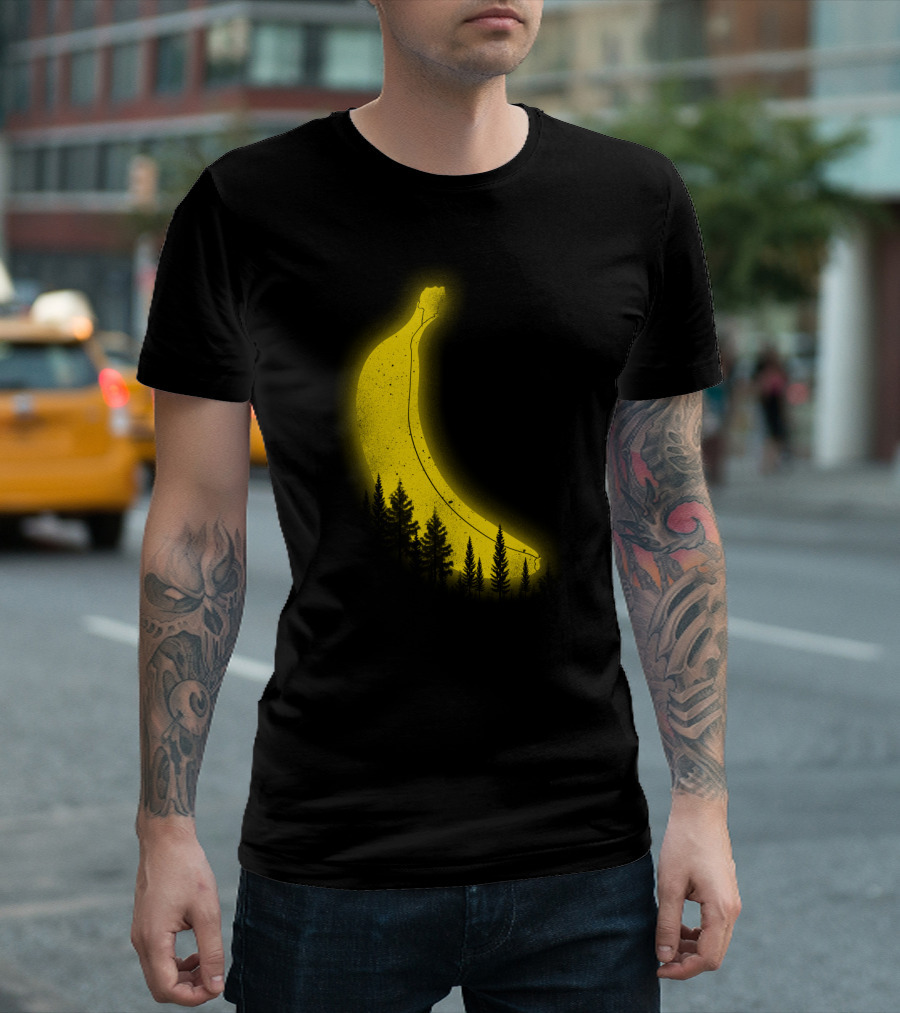 MOONana Banana Moonlit Forest Yellow Glow T-Shirt