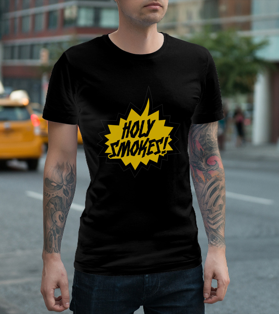 Holy Smokes Comic Book Style Burst T-Shirt
