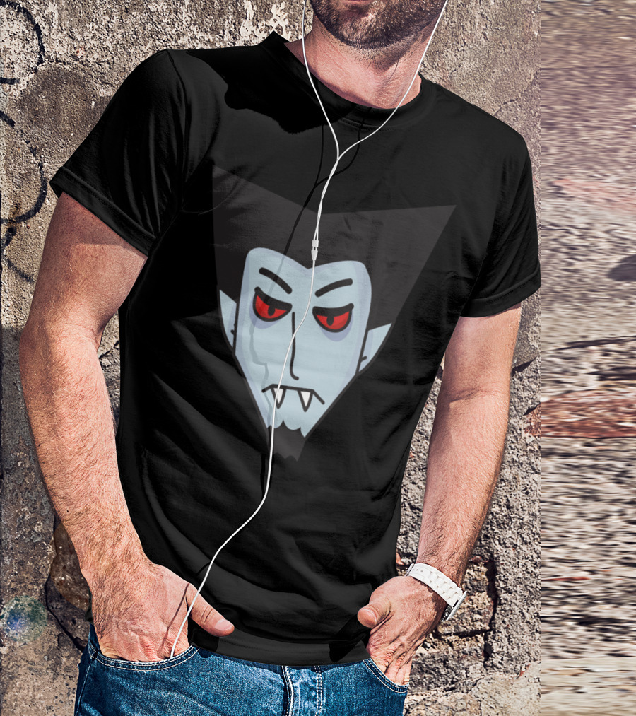 Halloween Vampire Monster Zombie Horror Face Icons T-Shirt