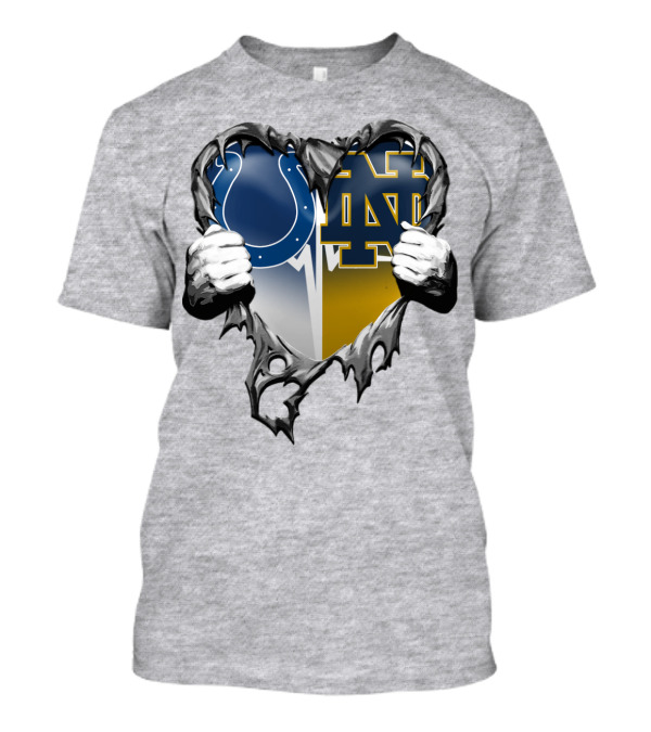 Colts Notre Dame Heart T-Shirt