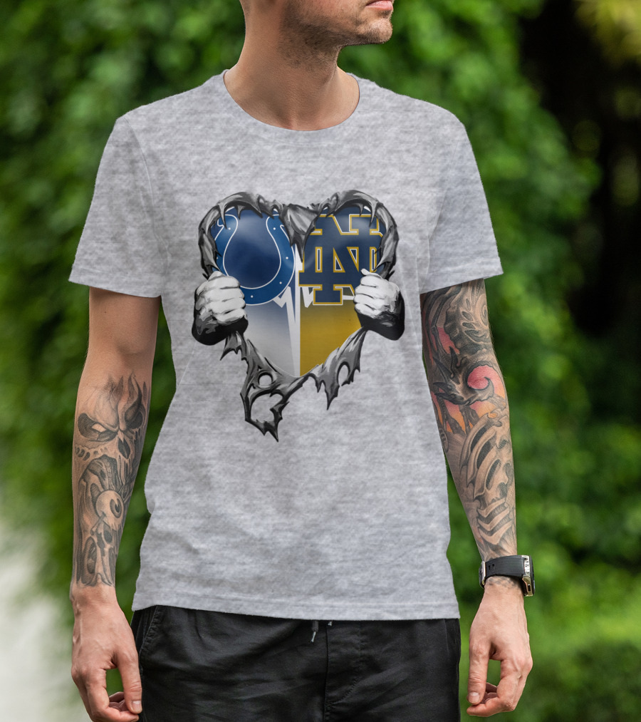 Colts Notre Dame Heart T-Shirt