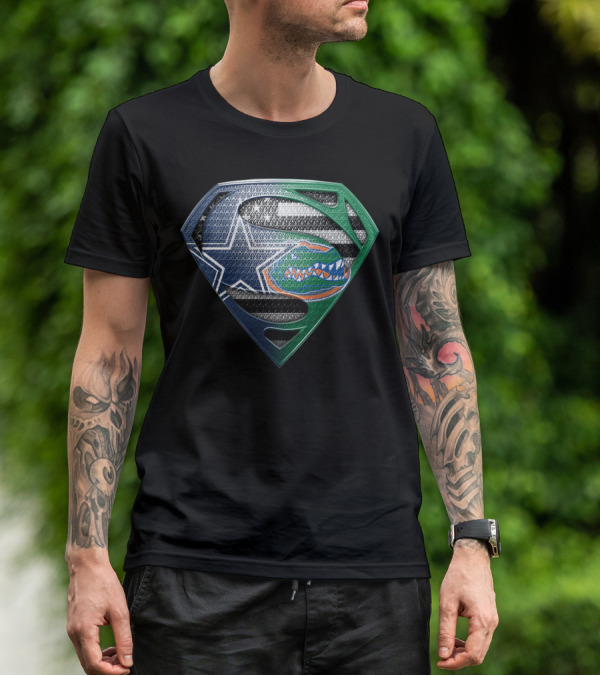 Dallas Cowboys Florida Gators Superman T-Shirt
