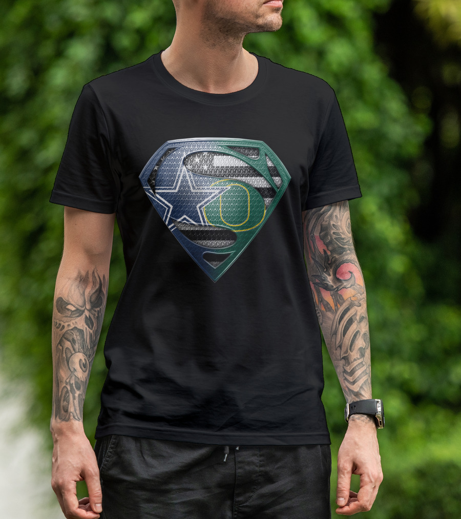 Dallas Oregon Superman Logo Sspus191 T-Shirt