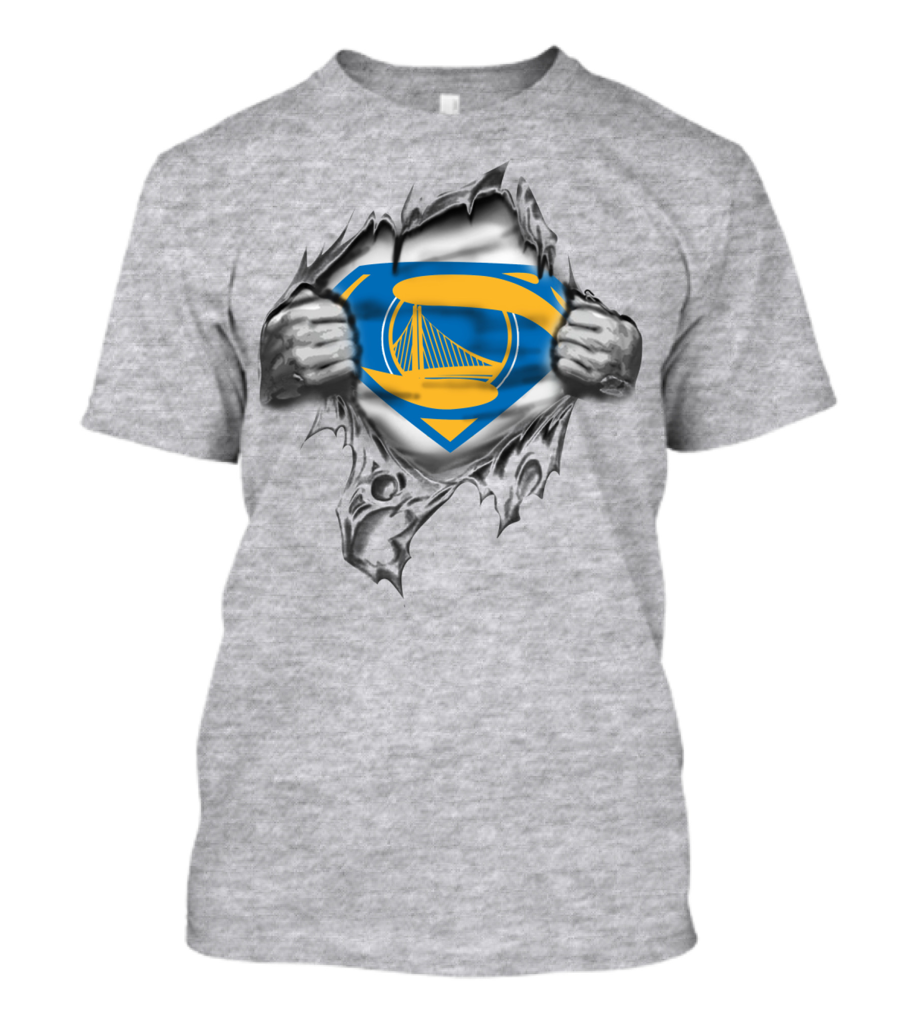 Golden State Warriors Superman Logo Mashup T-Shirt