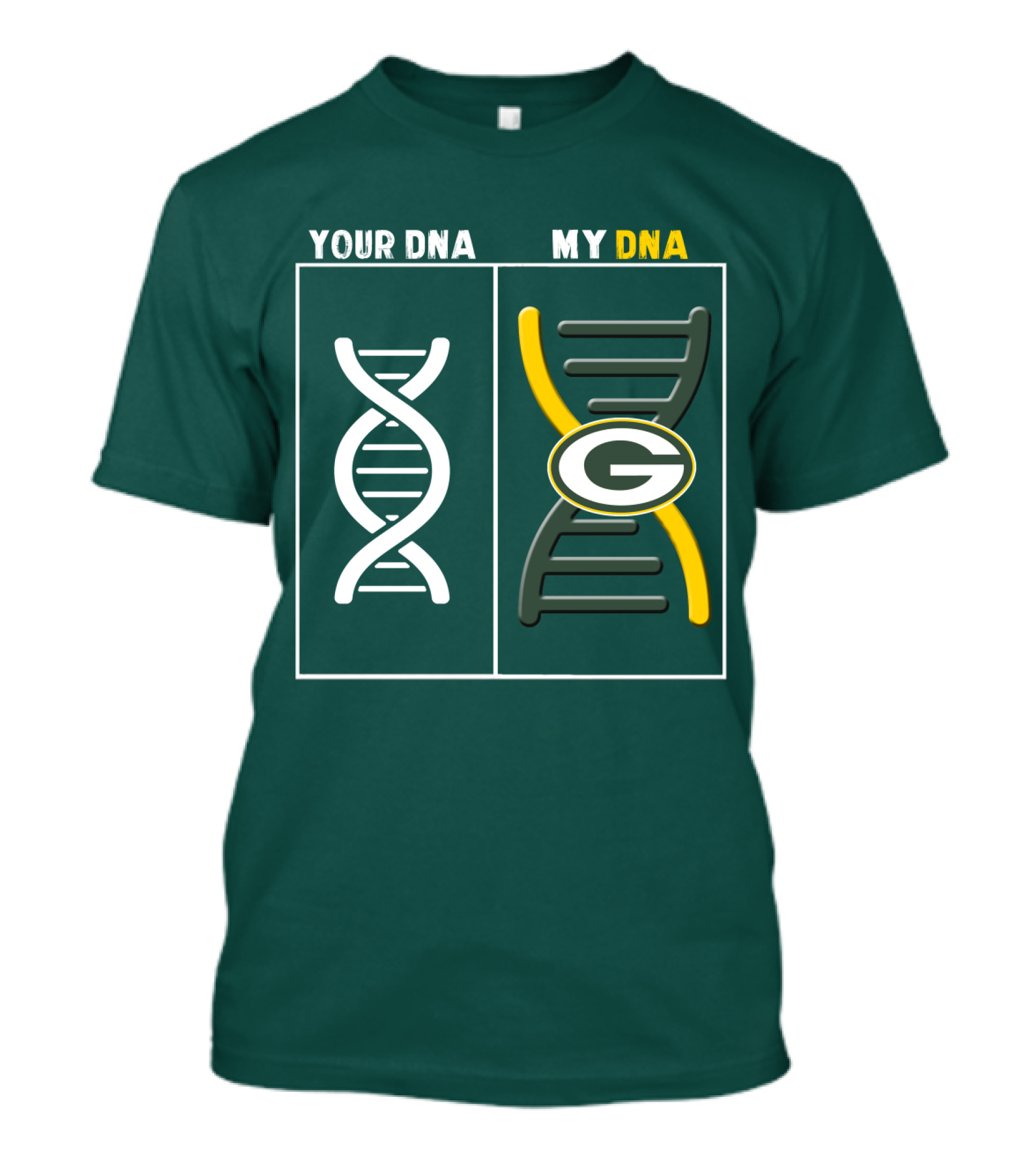 Green Bay Packers Your Dna My Dna T-Shirt