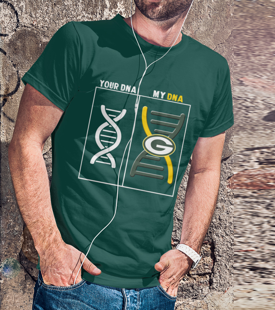 Green Bay Packers Your Dna My Dna T-Shirt