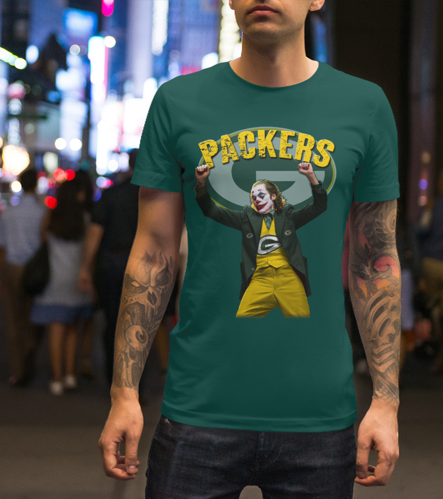 Packers Joker Fusion With Green Bay T-Shirt