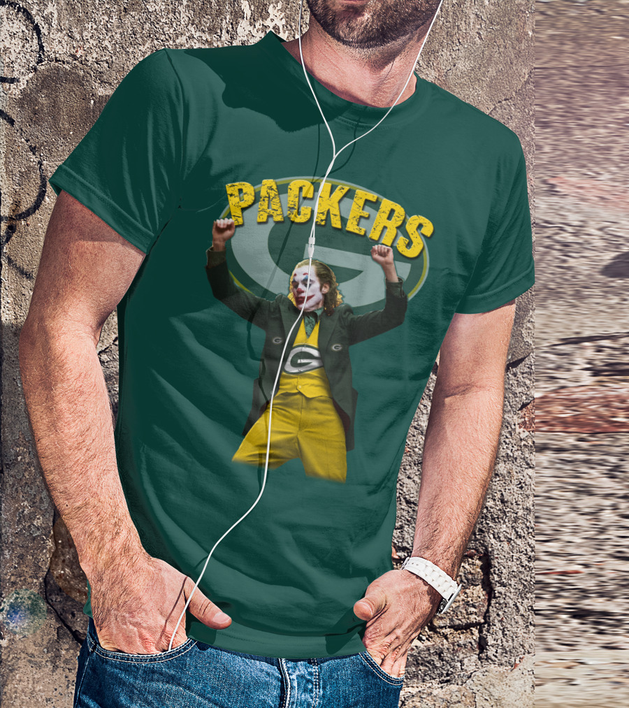Packers Joker Fusion With Green Bay T-Shirt