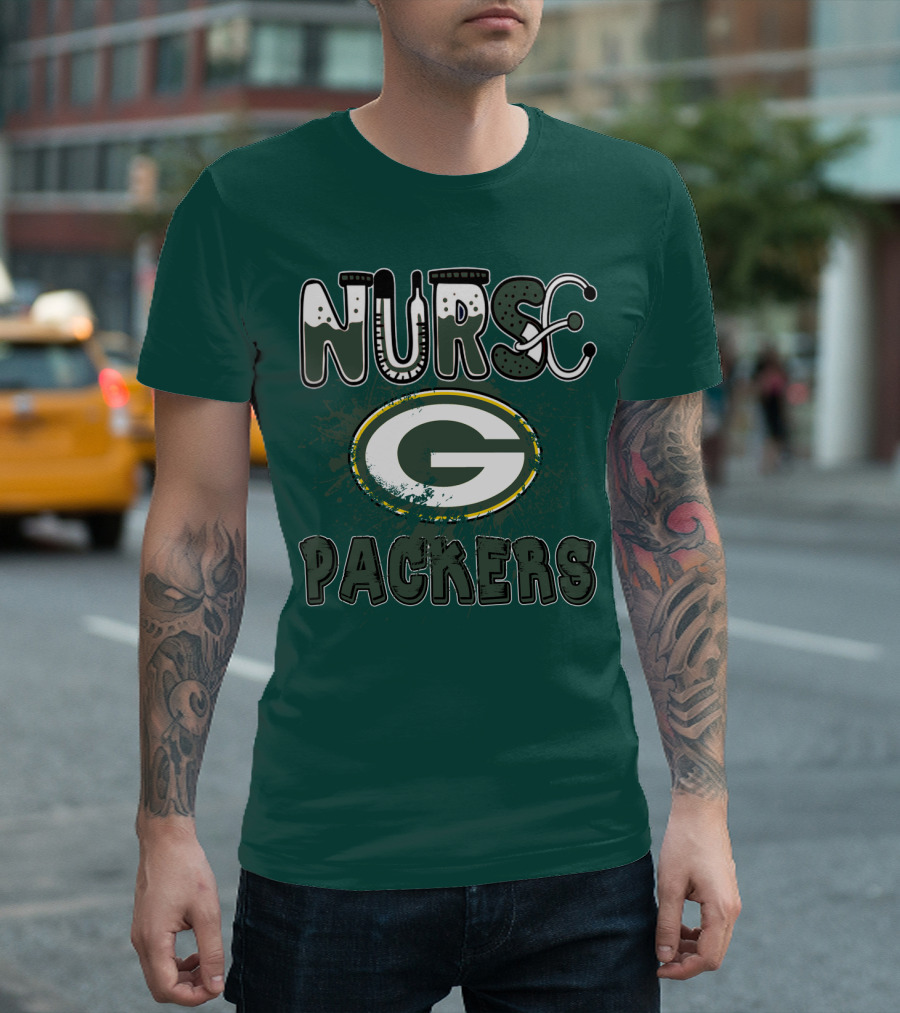 Nurse Green Bay Packers T-Shirt