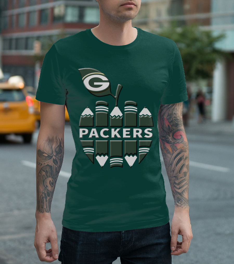 Packers Pencil Apple T-Shirt