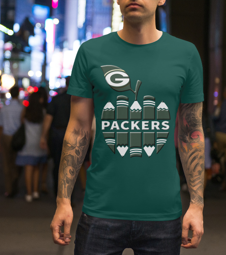 Packers Pencil Apple T-Shirt