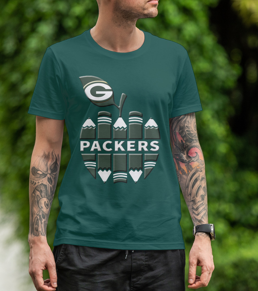 Packers Pencil Apple T-Shirt