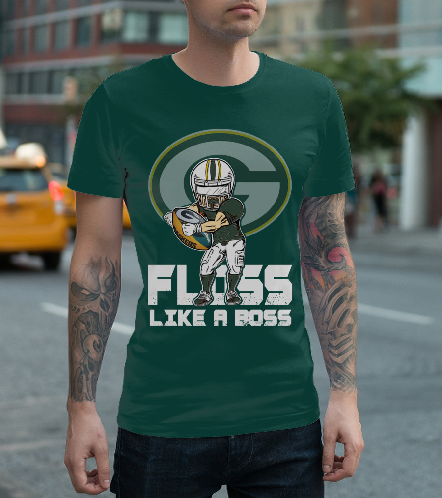Green Bay Packers Floss Like A Boss T-Shirt