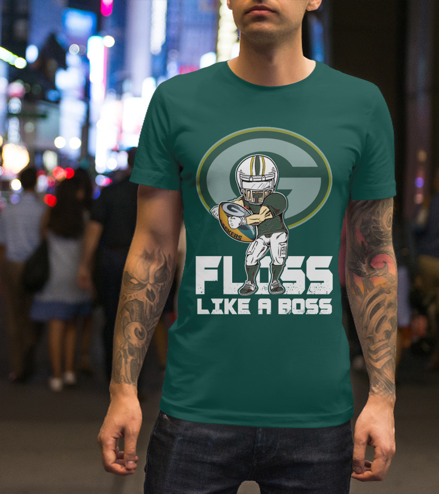Green Bay Packers Floss Like A Boss T-Shirt