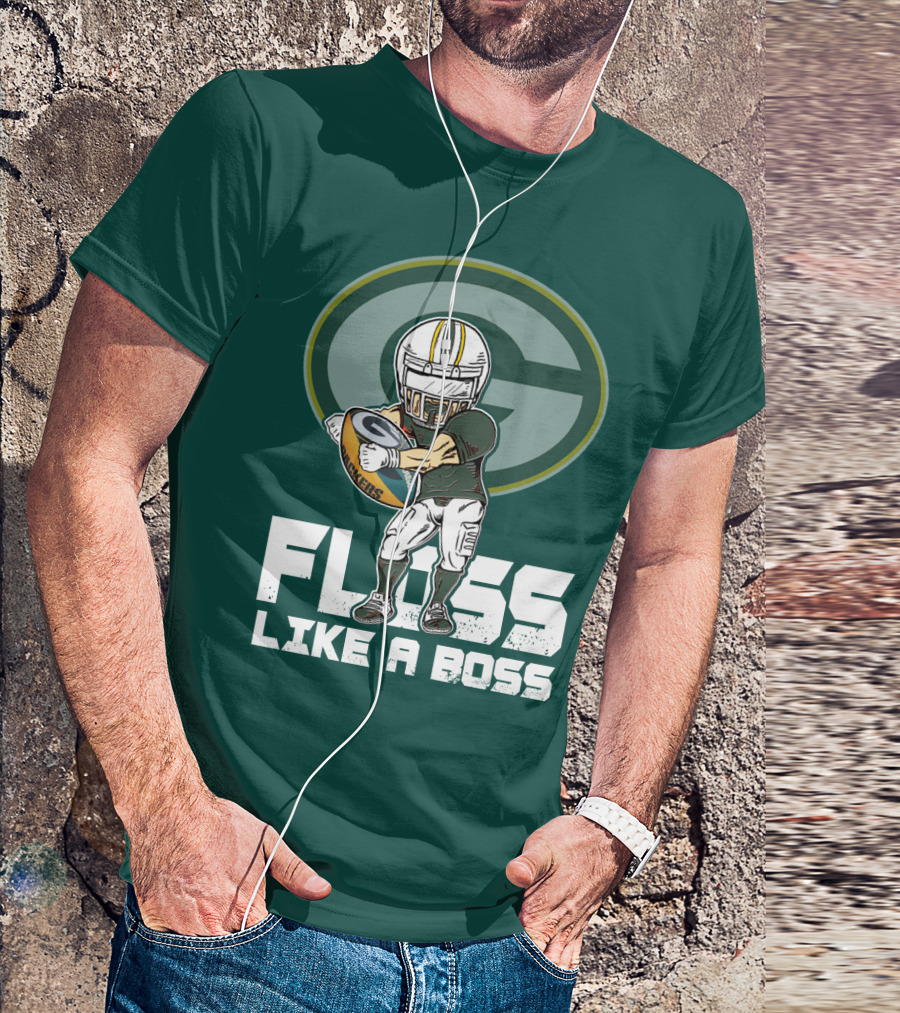 Green Bay Packers Floss Like A Boss T-Shirt