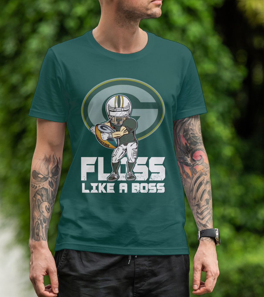 Green Bay Packers Floss Like A Boss T-Shirt