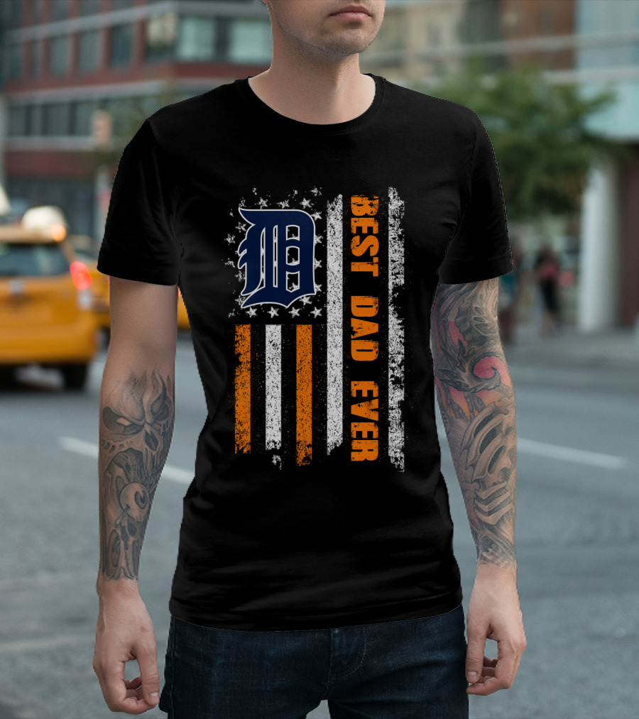 Detroit Best Dad Ever Evd 109 T-Shirt