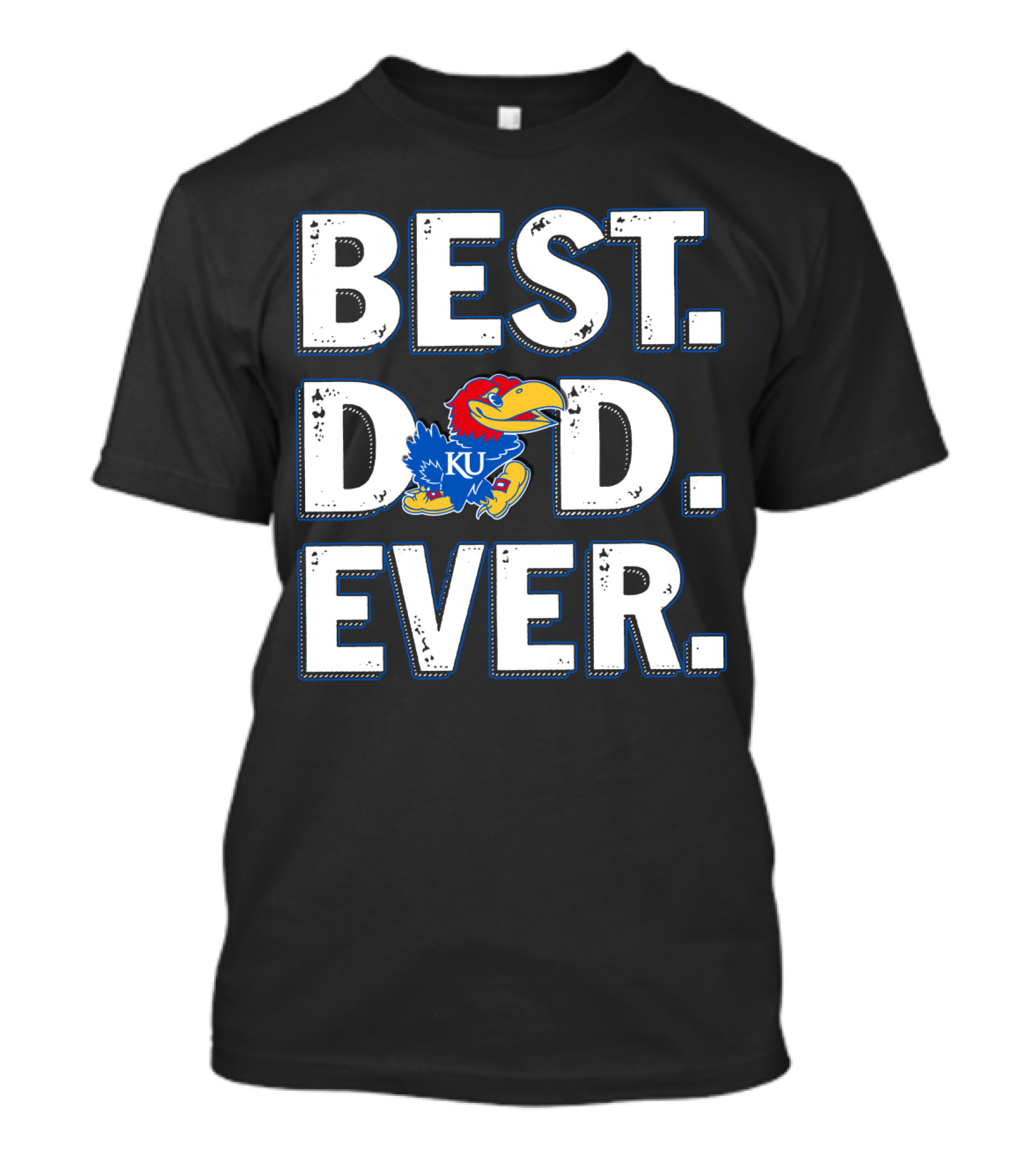 Best Dad Ever Ku Jayhawks T-Shirt