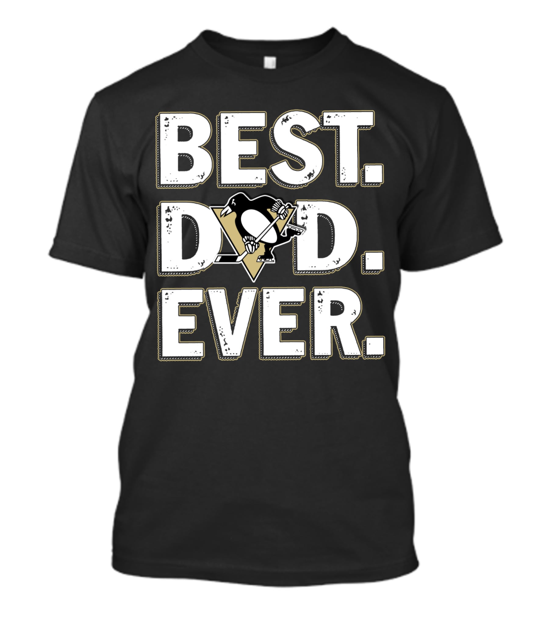 Best Dad Ever Pittsburgh Penguins T-Shirt