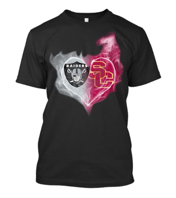 Raiders Sc Heart Fusion T-Shirt