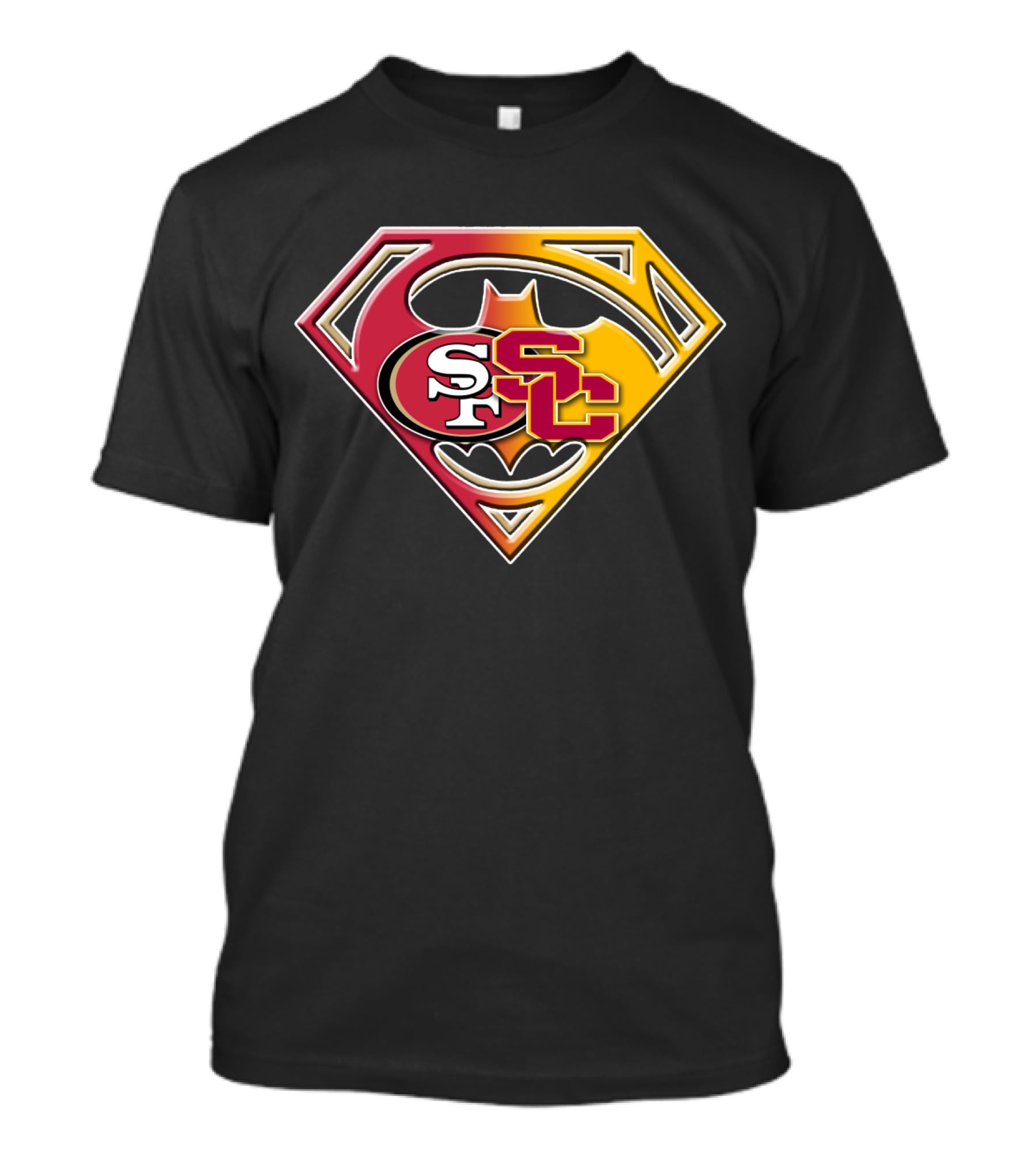 Sf Sc Superman Batman T-Shirt