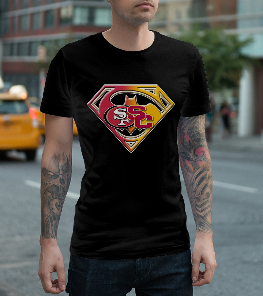 Sf Sc Superman Batman T-Shirt