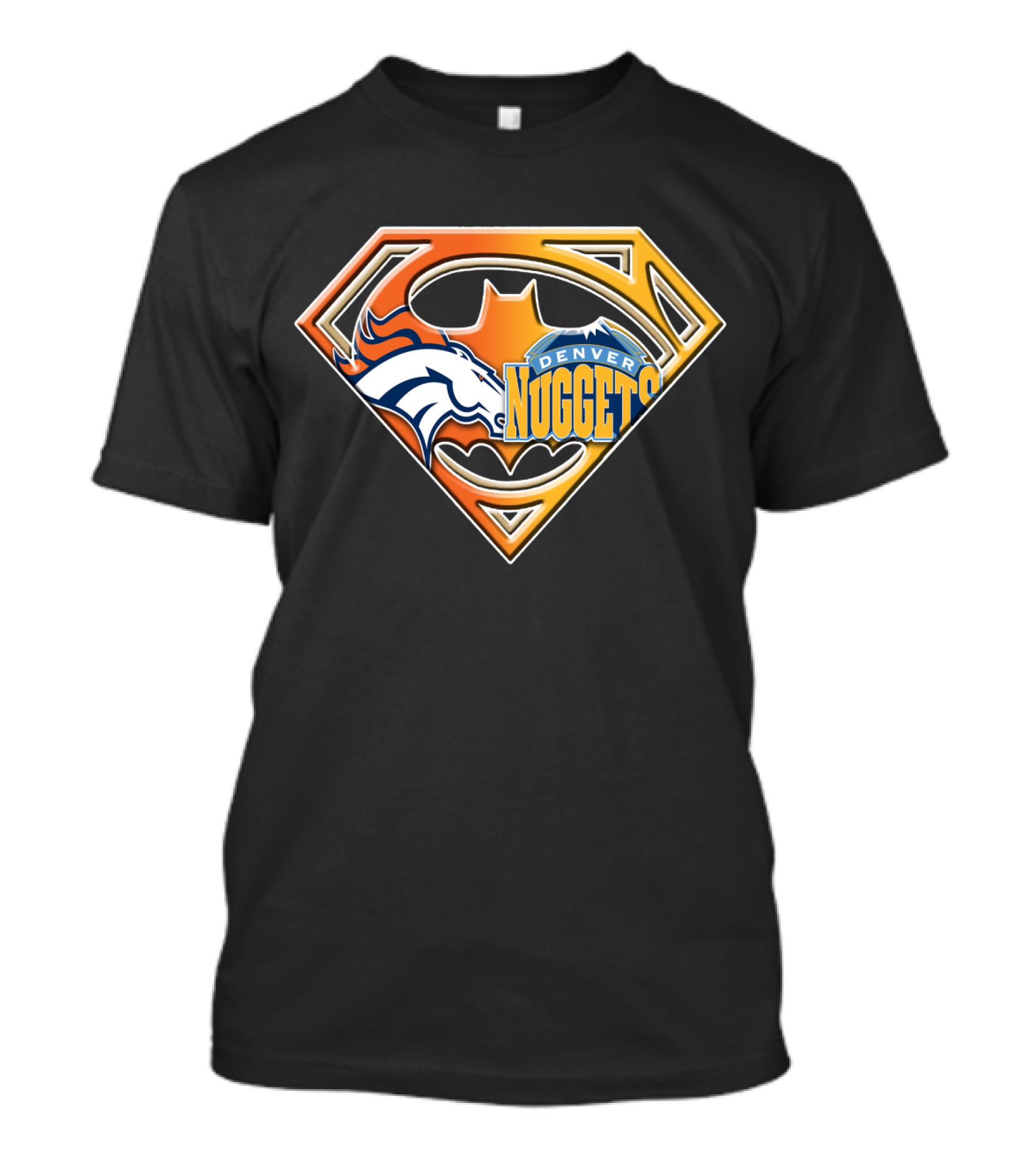 Denver Broncos Nuggets Super Bat 020 T-Shirt