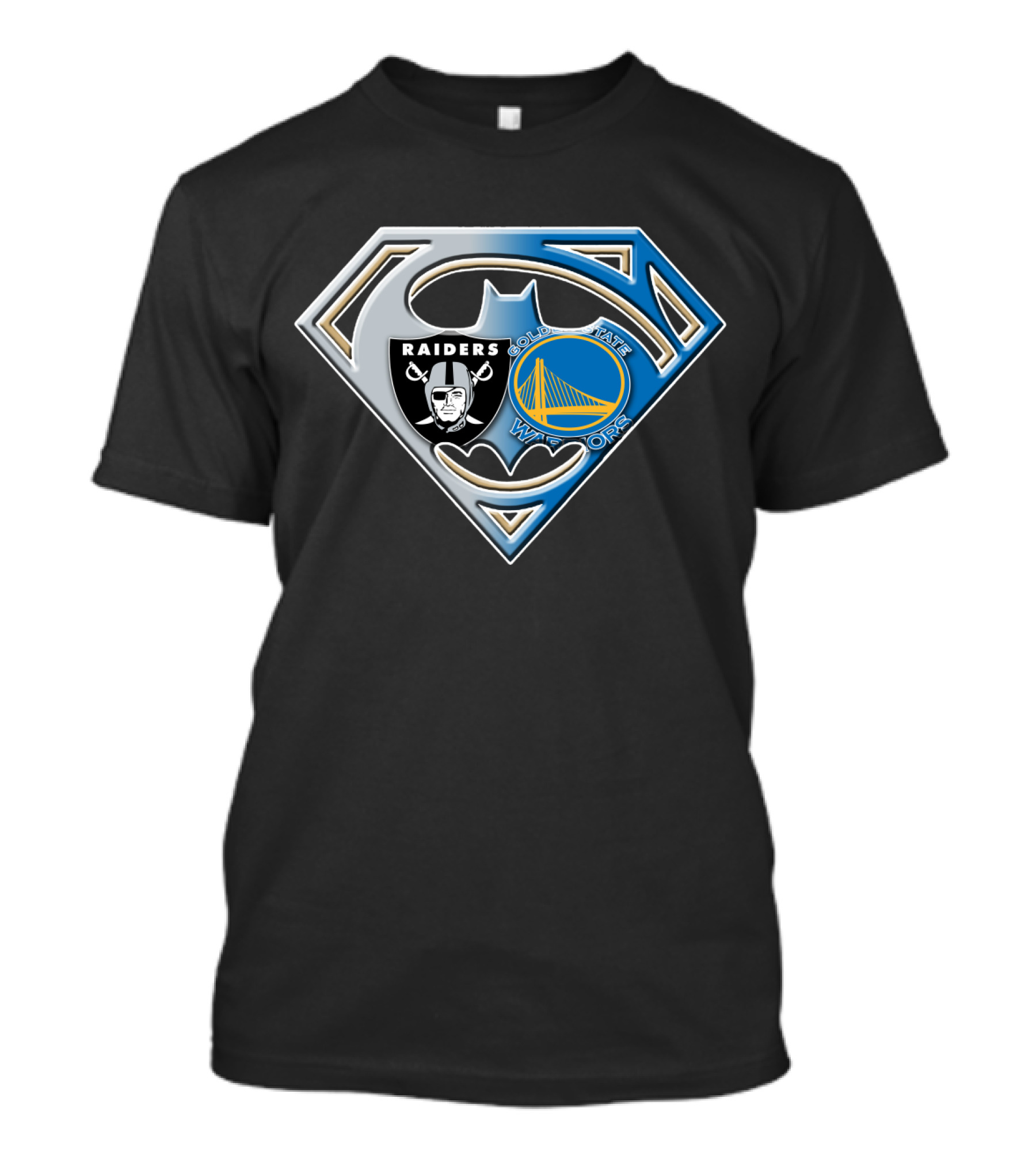 Superman Batman Raiders Warriors T-Shirt