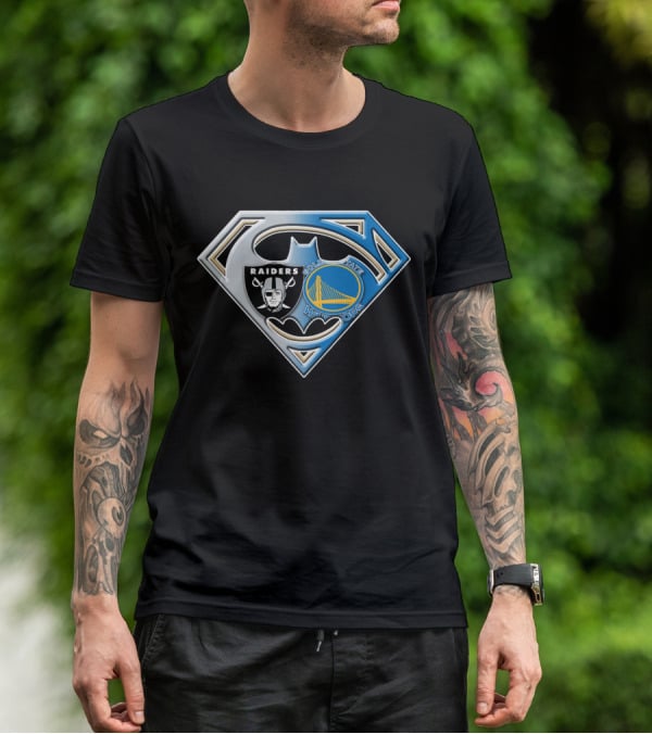 Superman Batman Raiders Warriors T-Shirt
