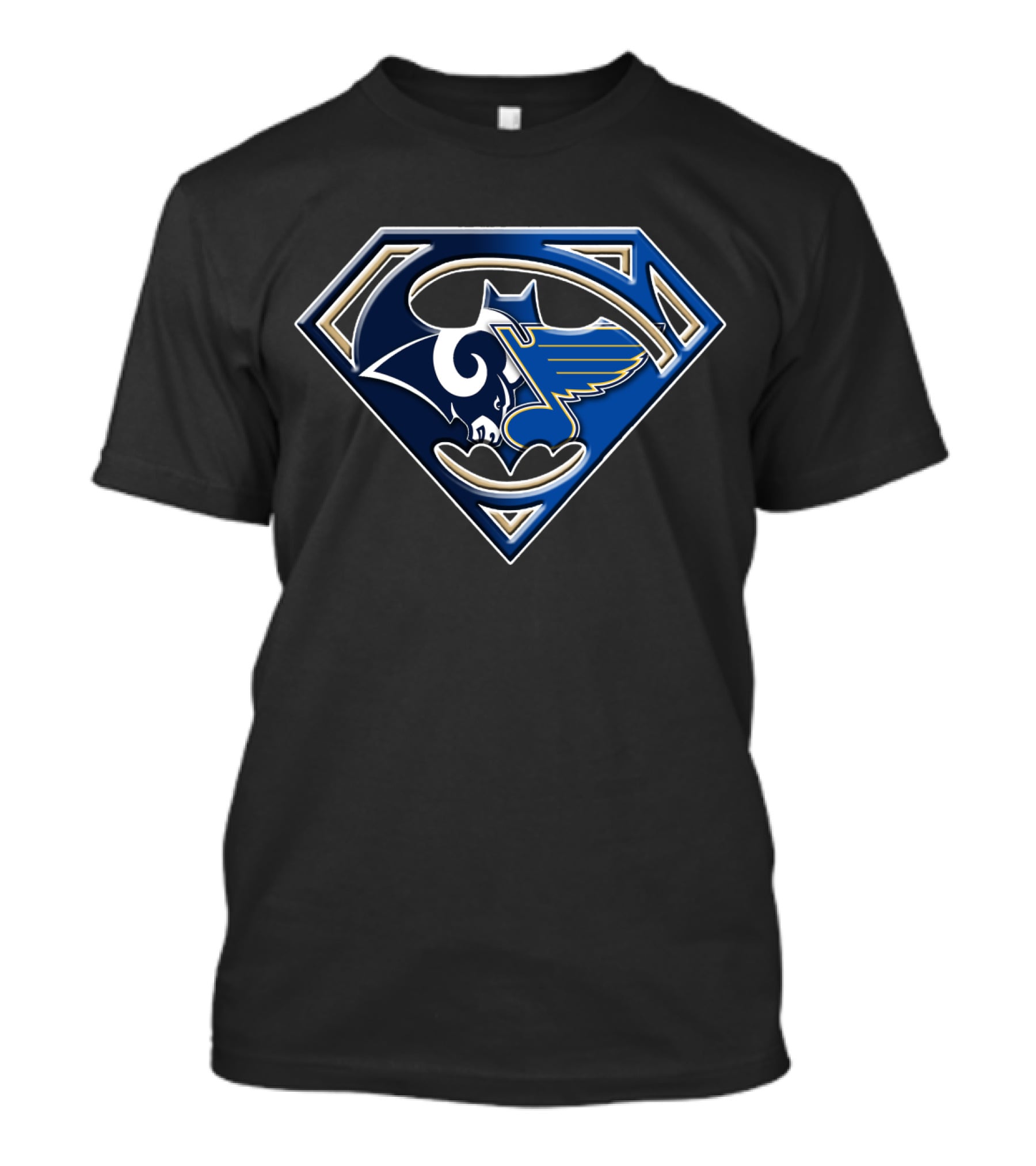 Superman Rams Blues Fusion T-Shirt